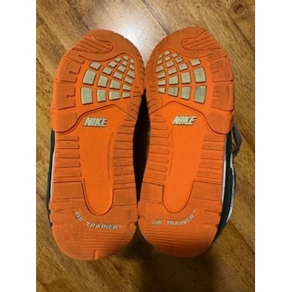 NIKE Air‎ Trainer 3 5Y Mid-Top Sneaker Miami Hurricanes Shoes Retro Basketball